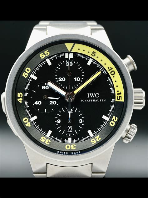 iwc aquatimer split minute|iwc aquatimer wrist watch.